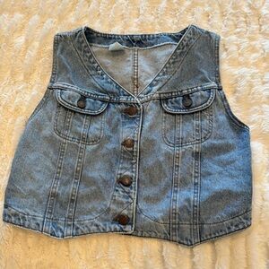 Vintage Women’s Lee Jean vest. Size M.